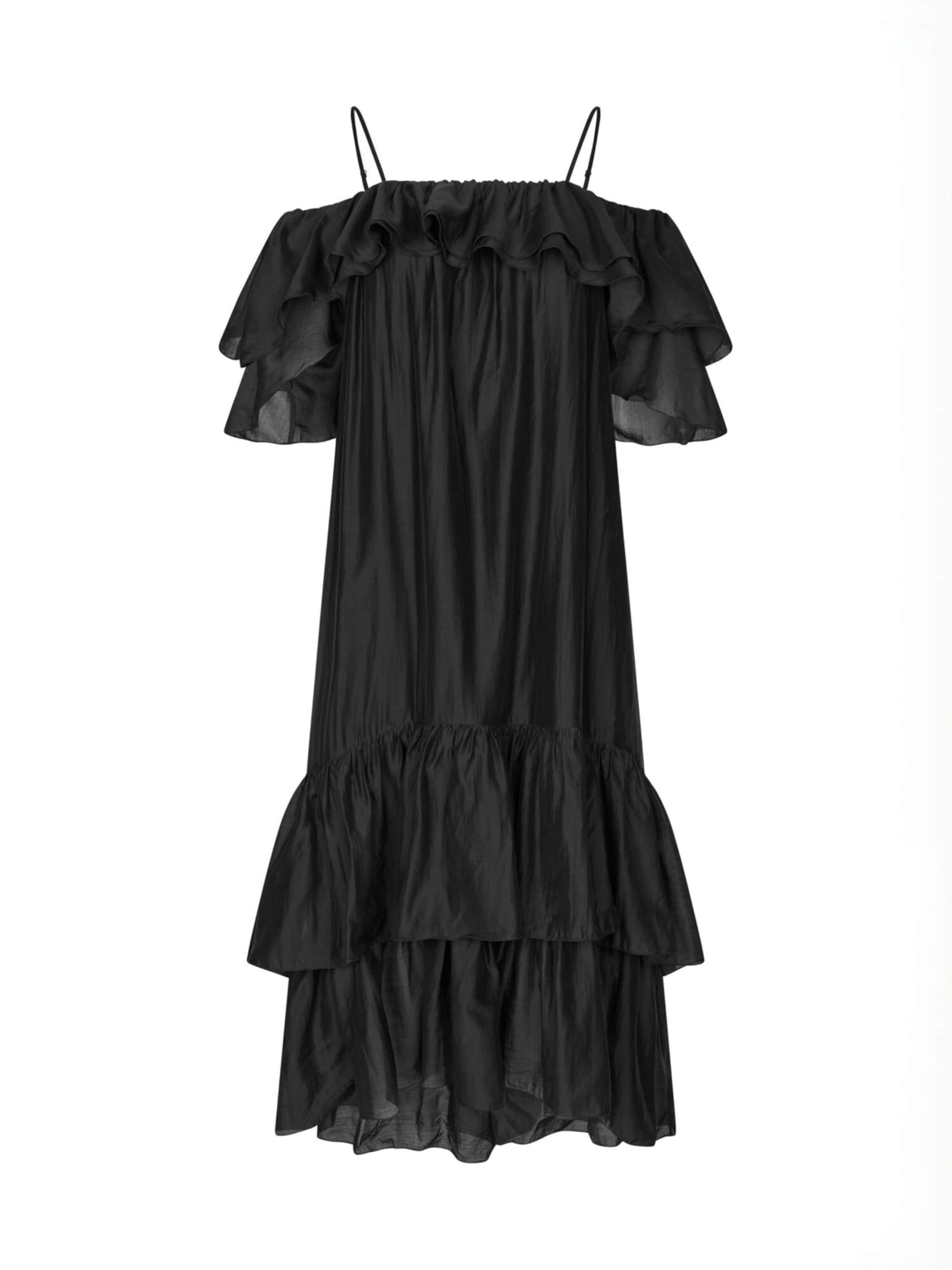 Crās Dress ' Livelycras ' in Schwarz: Vorderseite