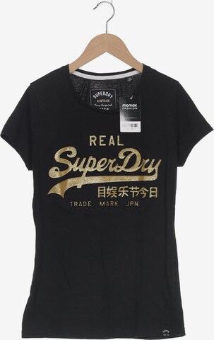 Superdry T-Shirt L in Schwarz: predná strana