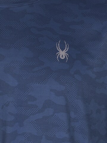 Maglia funzionale di Spyder in blu