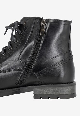 DreiMaster Vintage Schnürboots in Schwarz