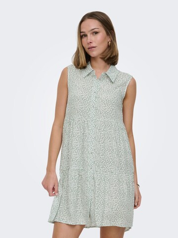 Robe-chemise 'ONLThea' ONLY en vert : devant