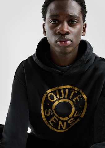 QS Sweatshirt in Zwart