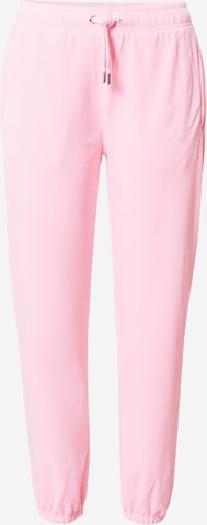 Tapered Pantaloni de la Juicy Couture White Label pe roz: față