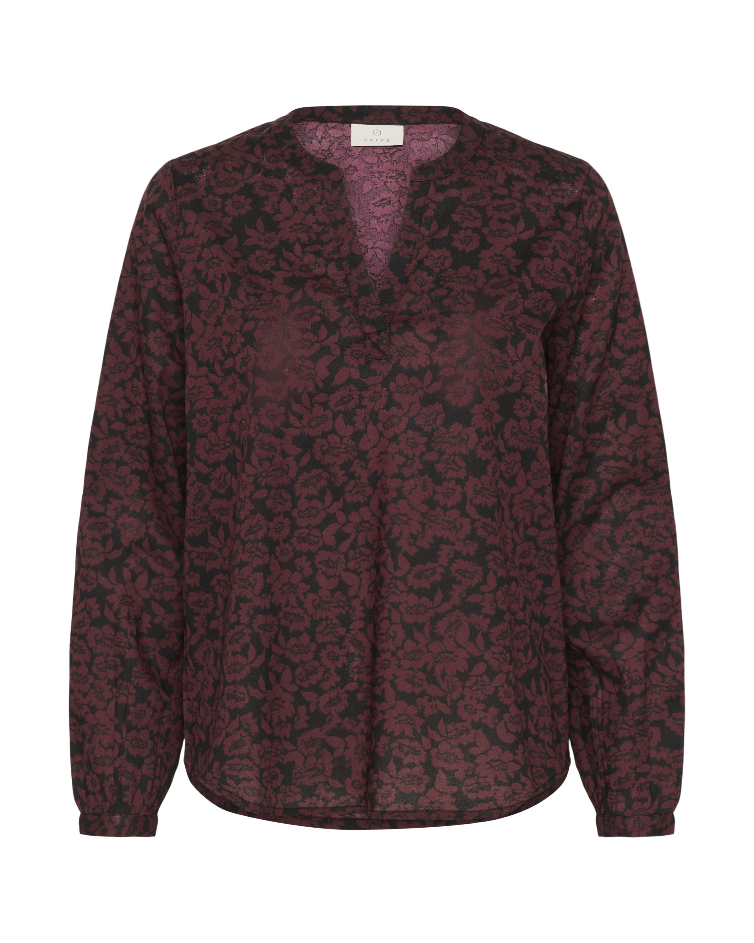 Kaffe Pluus 'KABeathe', värv must: eest vaates