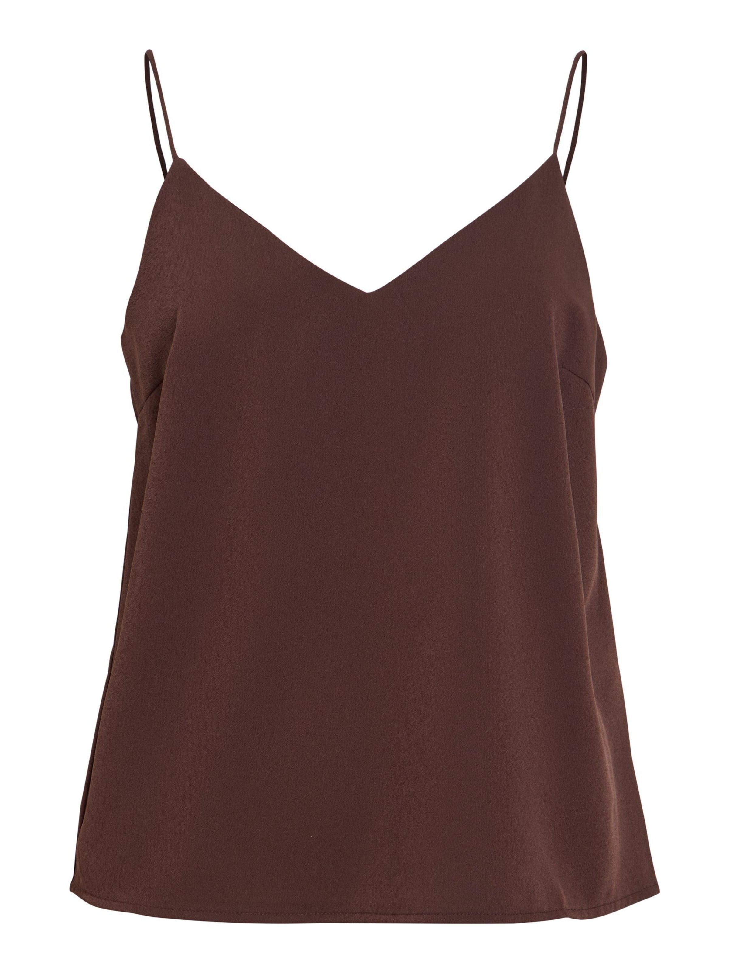 Haut 'VIMathilde' VILA en marron : devant