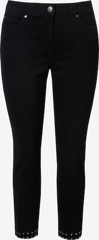 MIAMODA Jeans in Black: front