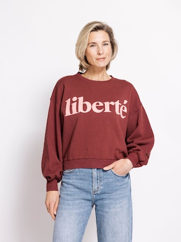 Zhrill Sweatshirt 'ZHTERA'‌‌‌‌‌‌‌ in Rot