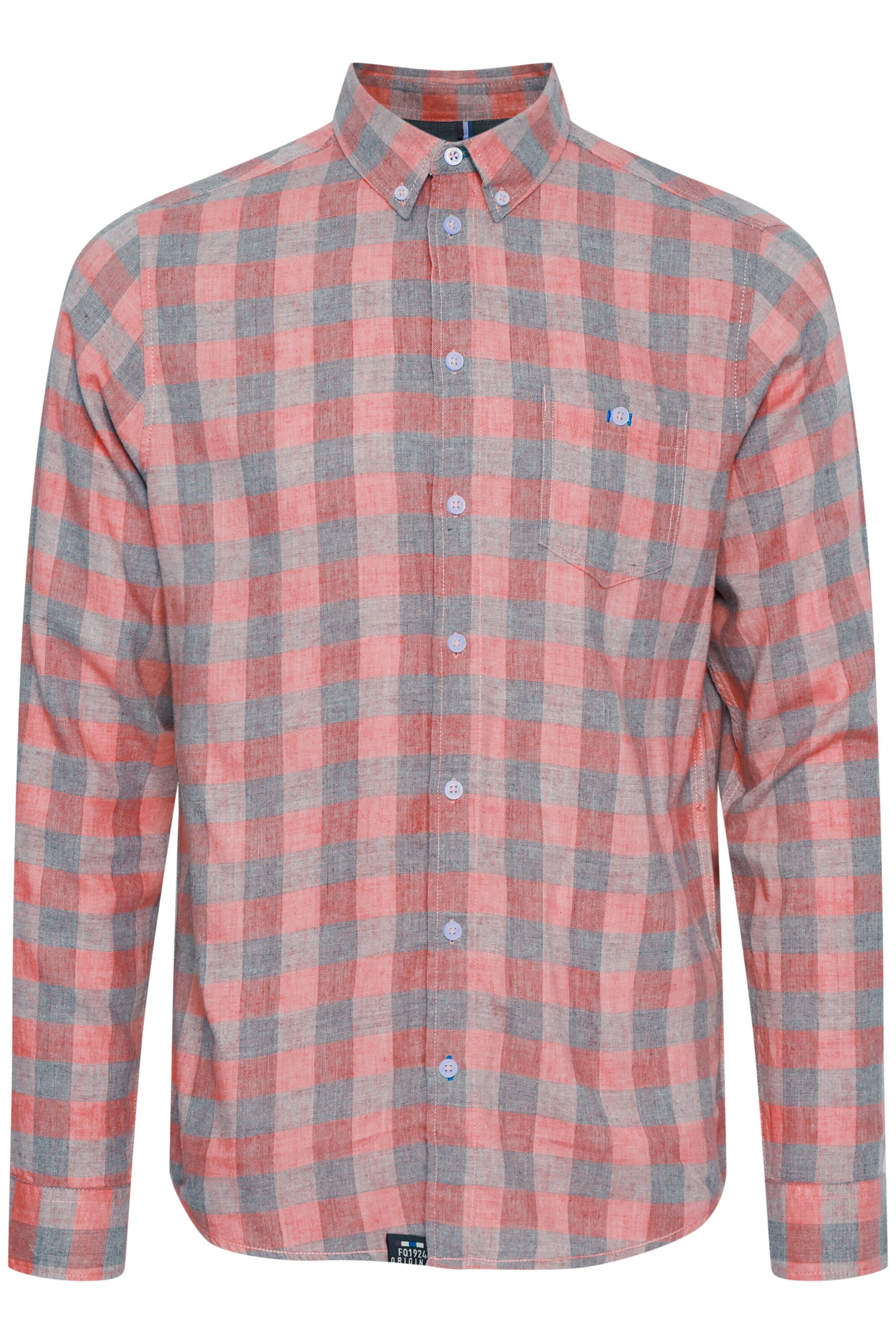 Coupe regular Chemise 'Yunus' FQ1924 en rouge : devant