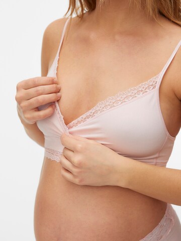 MAMALICIOUS Normální Podprsenka 'MLAMANDA' – pink