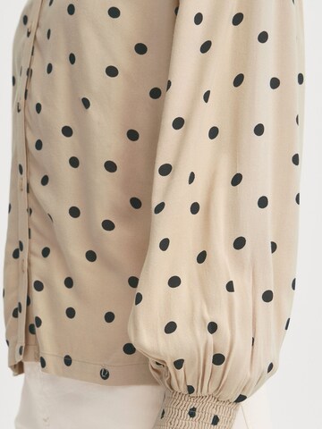 b.young - Blusa 'Bosa' em bege
