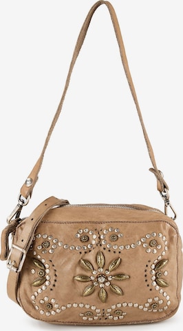 Campomaggi Shoulder Bag 'Kate' in Brown: front