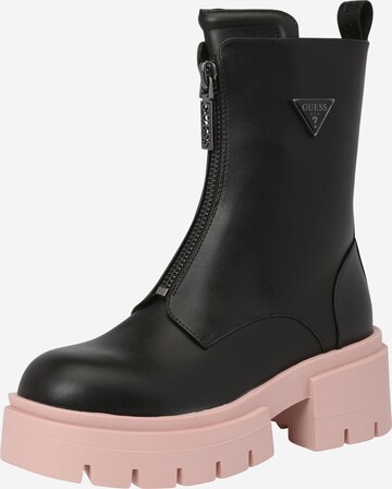 Bottines 'Leila' GUESS en noir : devant