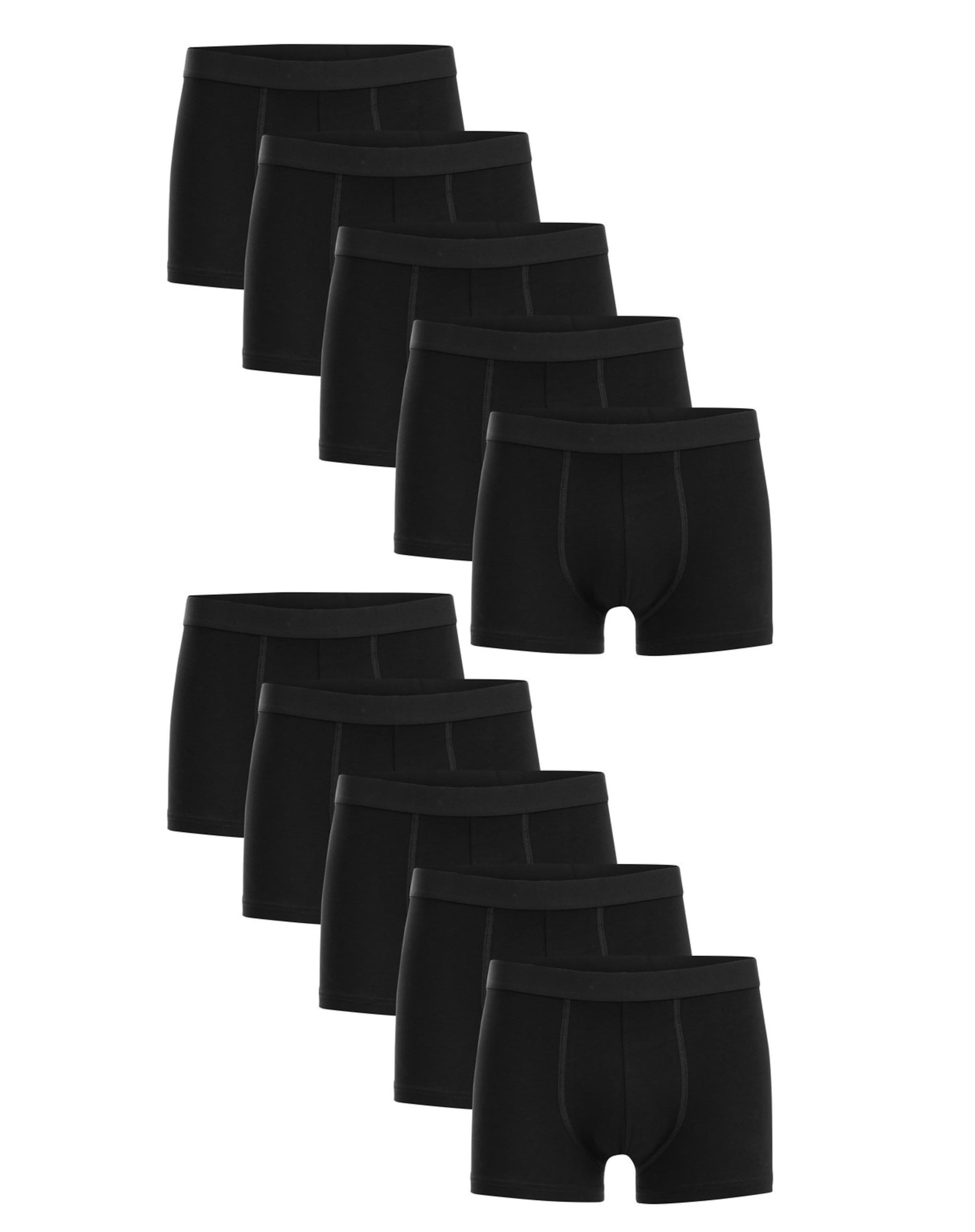 melns WE Fashion Bokseršorti: no priekšpuses