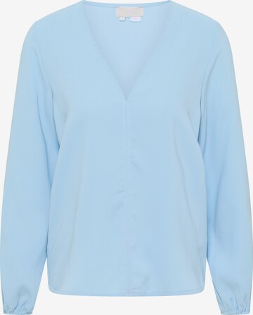 RISA Blouse in Blauw: voorkant