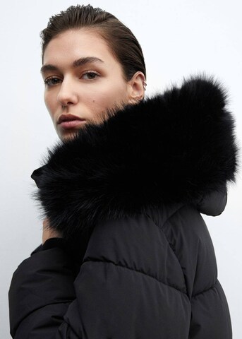 MANGO Winter Coat 'Deluxy' in Black