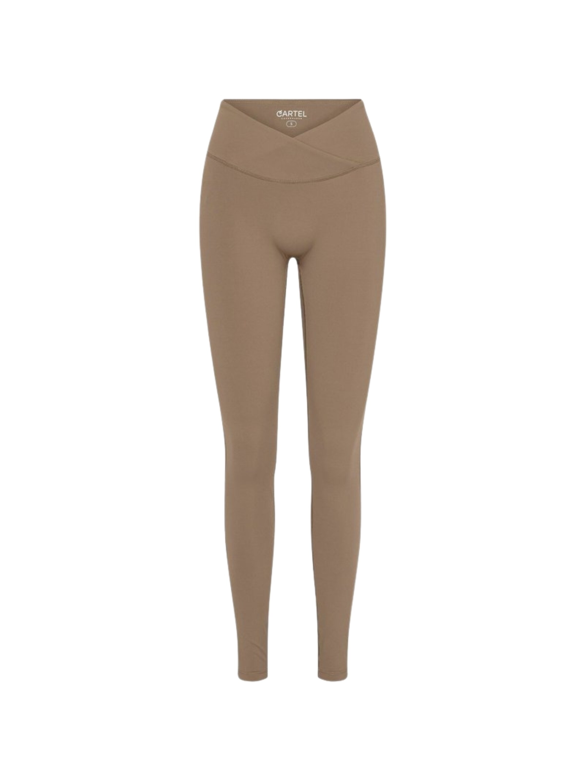Pantalon ' Cartel x Align ' Copenhagen Cartel en marron : devant