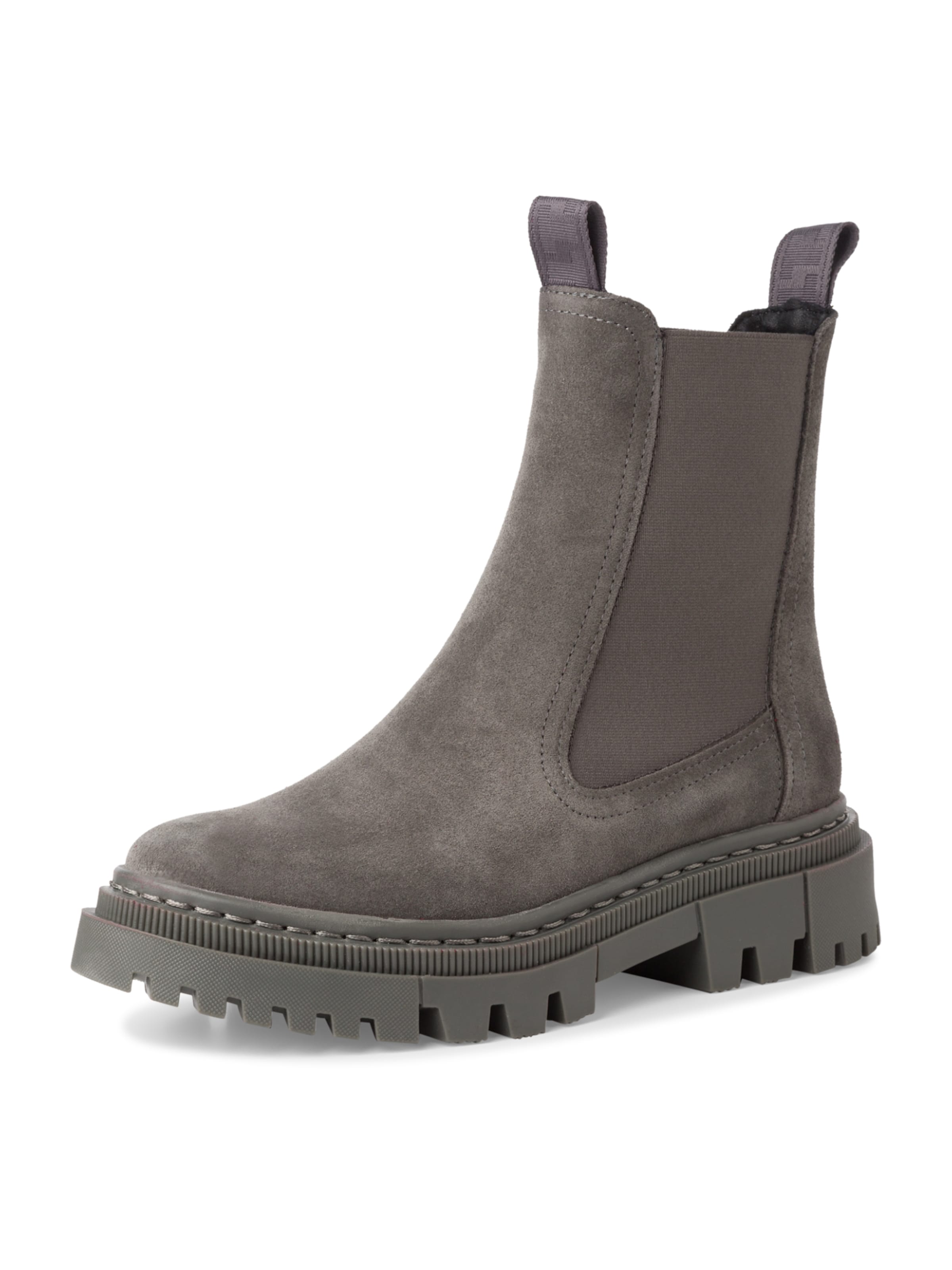 Tamaris Chelsea Boots in Grey: front