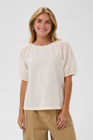 SAINT TROPEZ Bluse 'PalaSZ' i hvid: forside