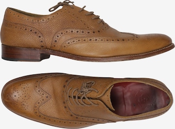 GRENSON Halbschuh 47 in Braun: Vorderseite