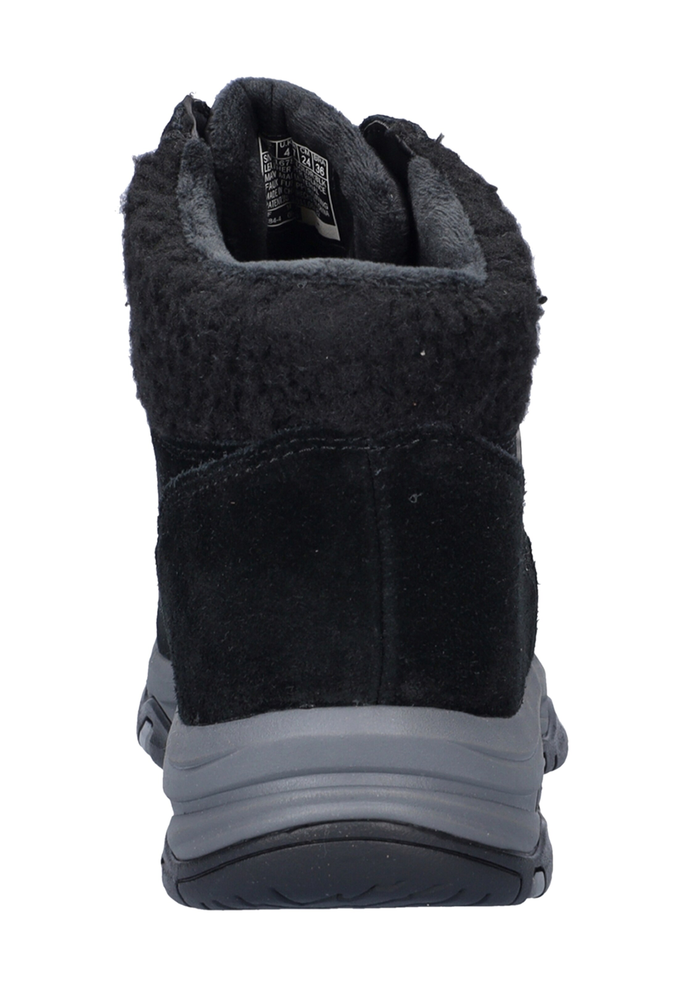 juoda SKECHERS Suvarstomieji kulkšnis dengiantys batai