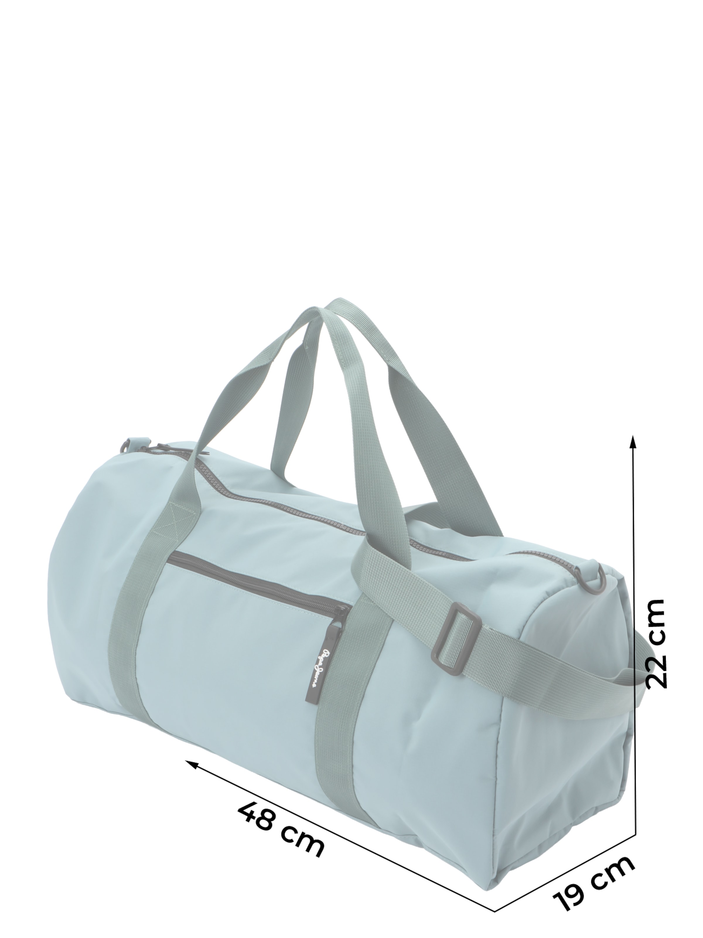 Pepe Jeans "Чанта за пътуване тип ""Weekender""" в сиво: отпред