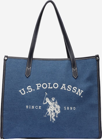 zils U.S. POLO ASSN. "Shopper" tipa soma: no priekšpuses