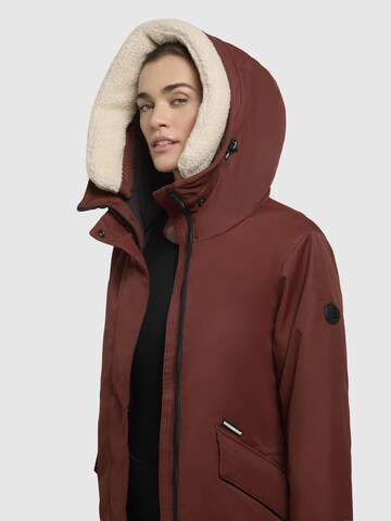 Cappotto funzionale ' Agneta-YM ' di khujo in marrone