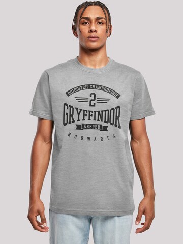 T-Shirt 'Harry Potter Gryffindor Keeper' F4NT4STIC en gris : devant