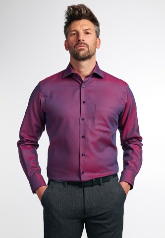 ETERNA Slim fit Business Shirt 'MODERN FIT' in Purple: front