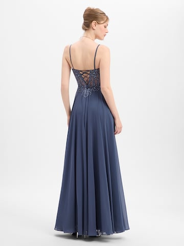 Robe de soirée Luxuar Fashion en bleu