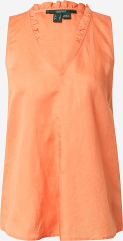 Camicia da donna di ESPRIT in arancione: frontale