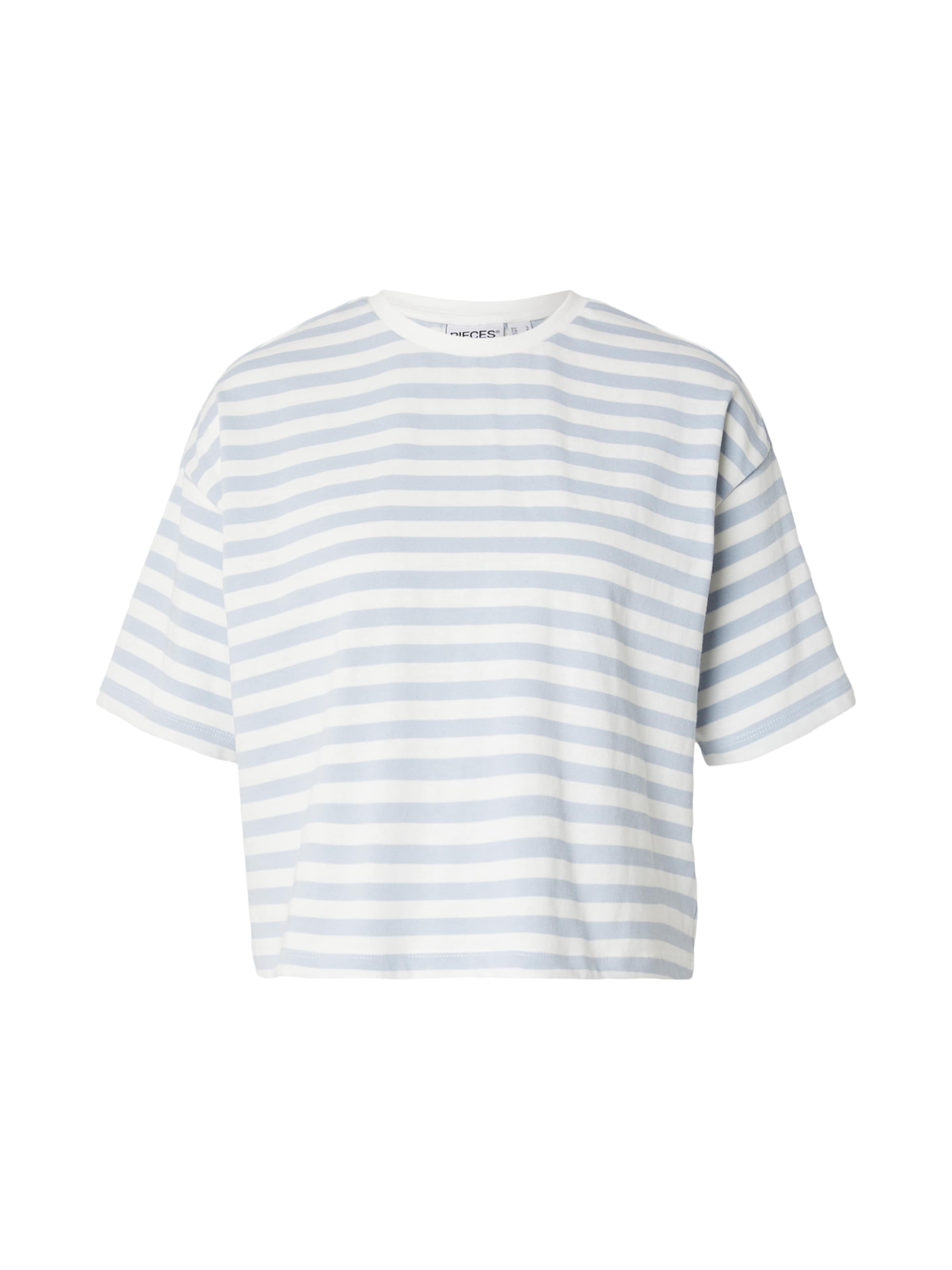 PIECES Shirt 'PCSadie' in Blue: front
