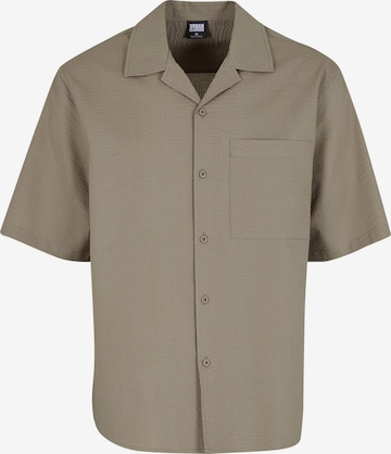 Fit confort Chemise Urban Classics en vert : devant