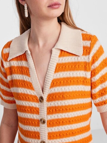 Robes en maille 'Croc' YAS en orange