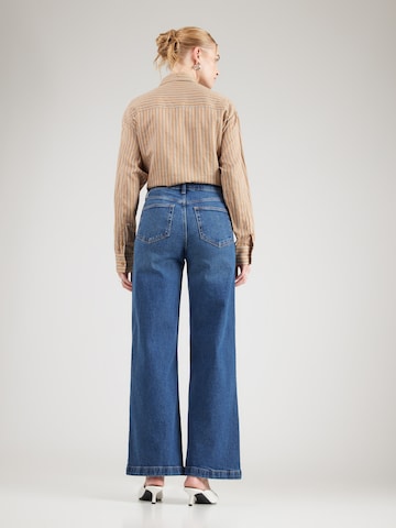 GAP Wide Leg Jeans in Blau: Rückseite