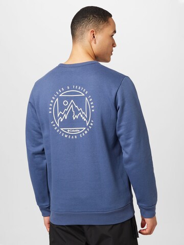 COLUMBIA Sportsweatshirt 'Tumalo Creek™' i blå