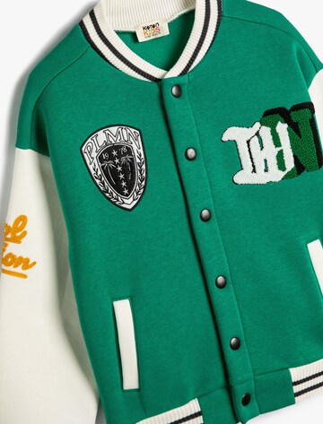 Koton Collegejacke in Grün