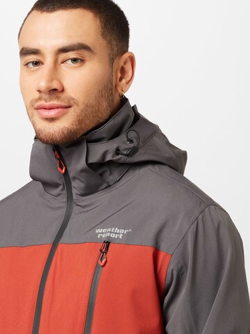 Veste outdoor 'Delton' Weather Report en rouge