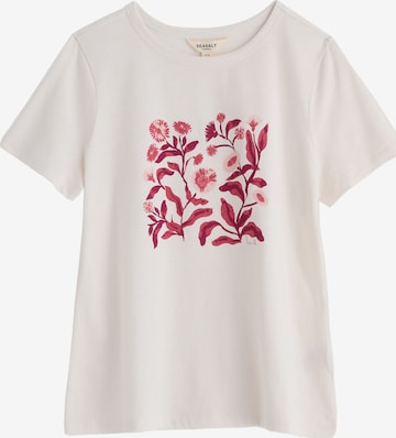 T-shirt 'Printing Ink' Seasalt Cornwall en blanc : devant
