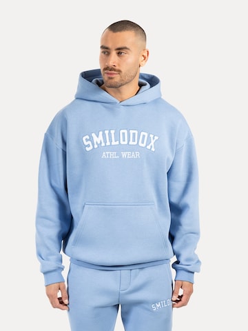 Smilodox Sweatshirt ' Kayson ' in Blue: front
