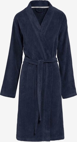 Marc O'Polo Long Bathrobe 'Tuppu' in Blue: front