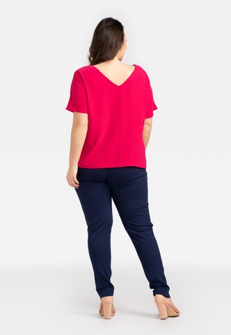 Karko Blouse ' ELIDA ' in Roze