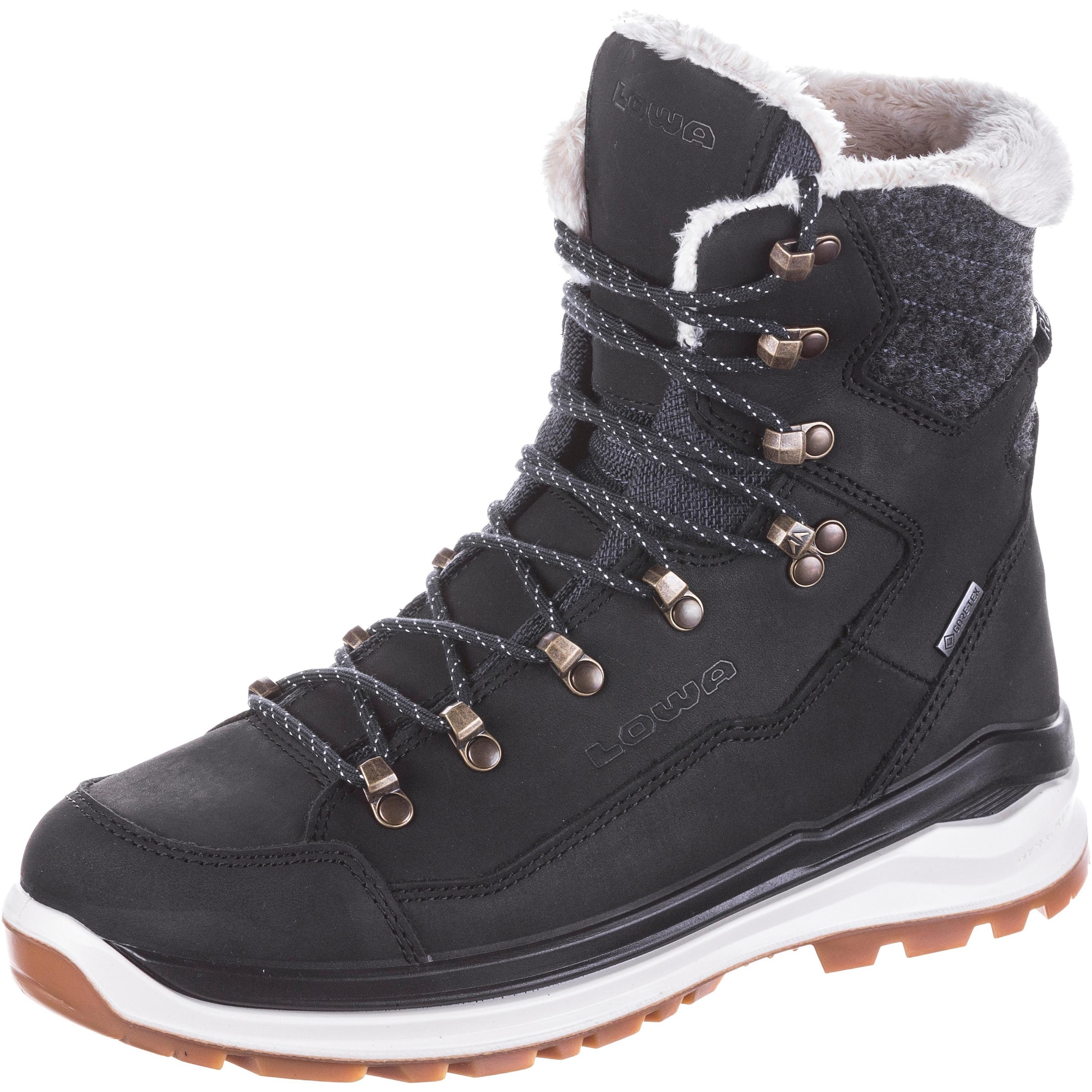 LOWA Snowboots 'Renegade Evo Ice 2' in Schwarz: Vorderseite