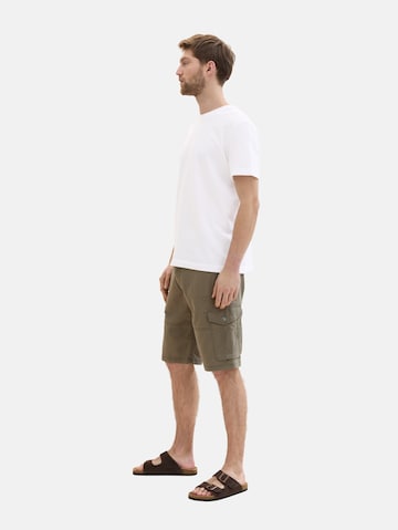 TOM TAILOR Regular Cargo Pants in Green