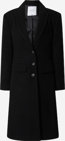 RÆRE by Lorena Rae Between-Seasons Coat 'Selena' in Black: front