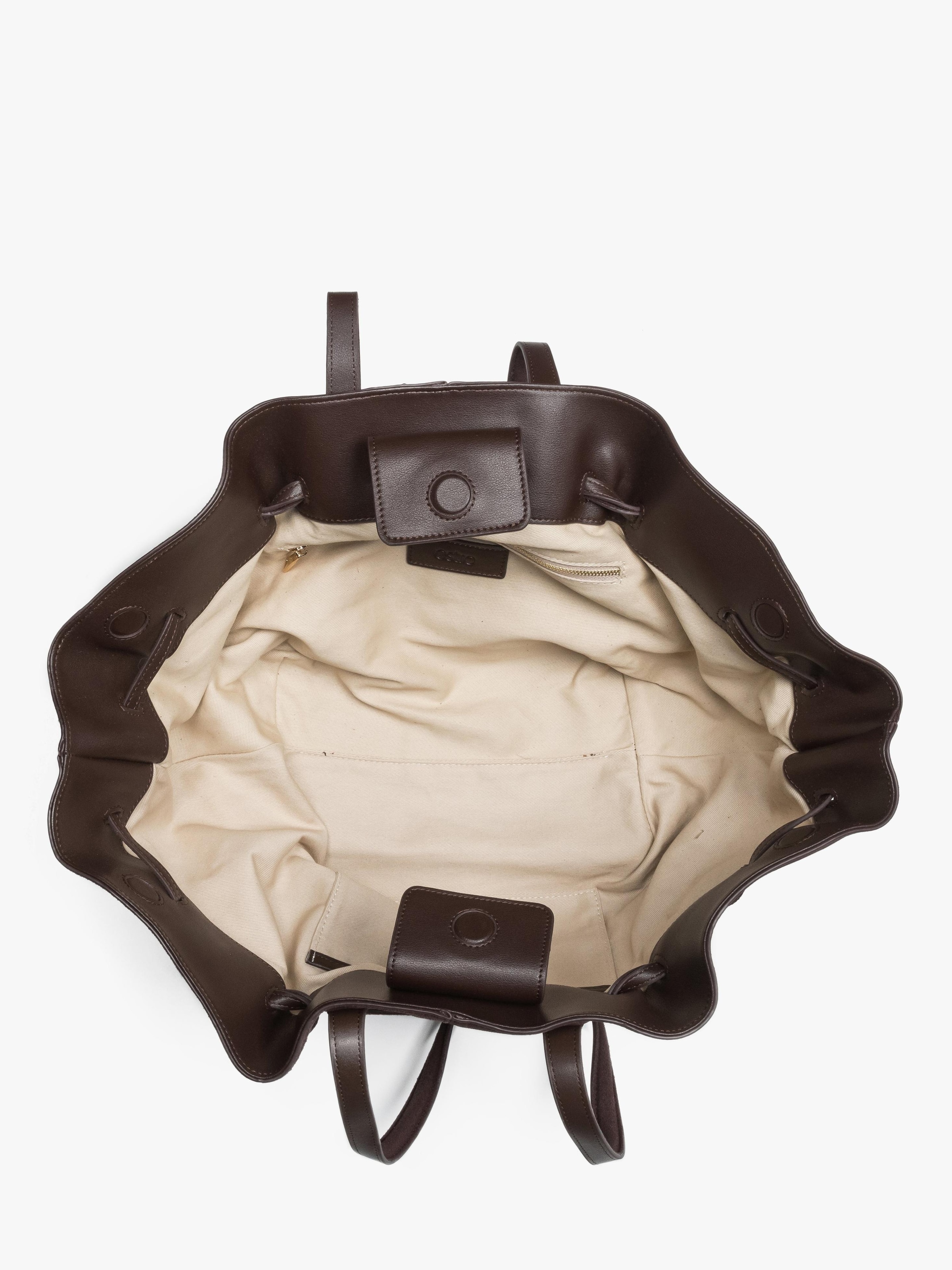 Estro Schultertasche '5562'‌‌‌‌‌‌‌‌‌ in Braun