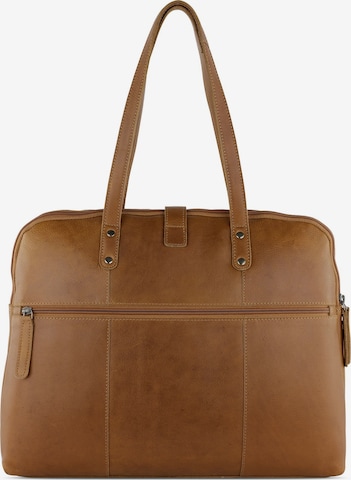 KLONDIKE 1896 Document Bag 'Gold Charles' in Brown