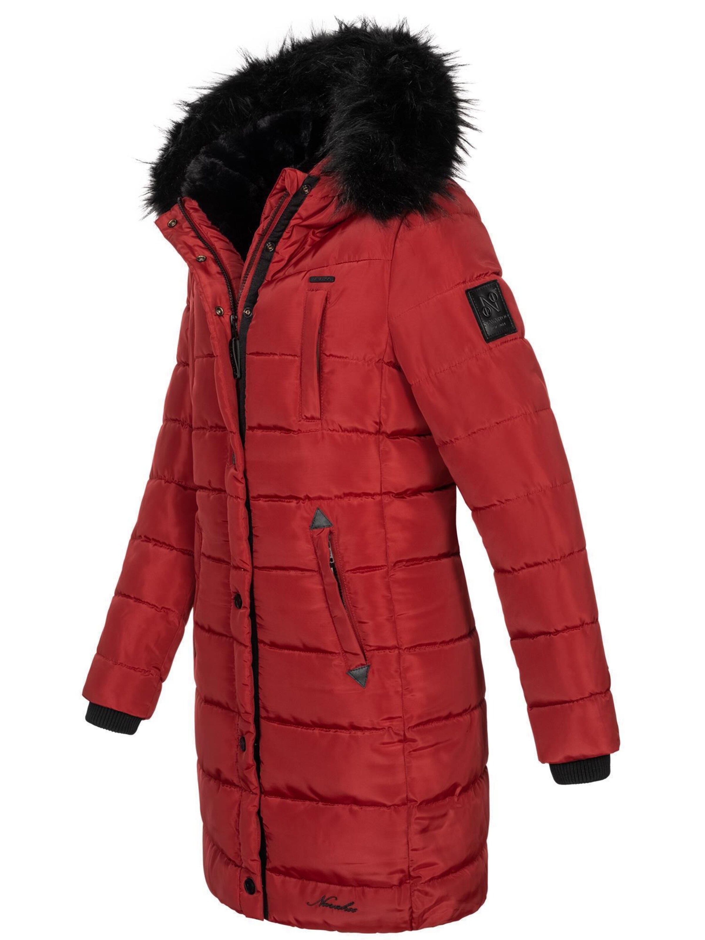 NAVAHOO Wintermantel in Rood