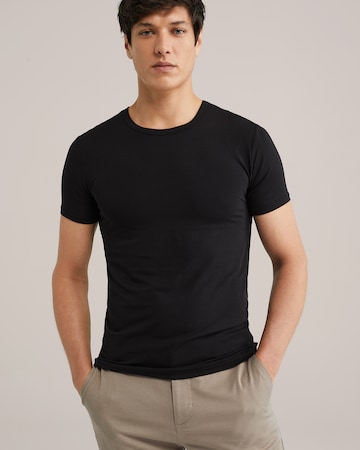 WE Fashion Tričko – černá: přední strana