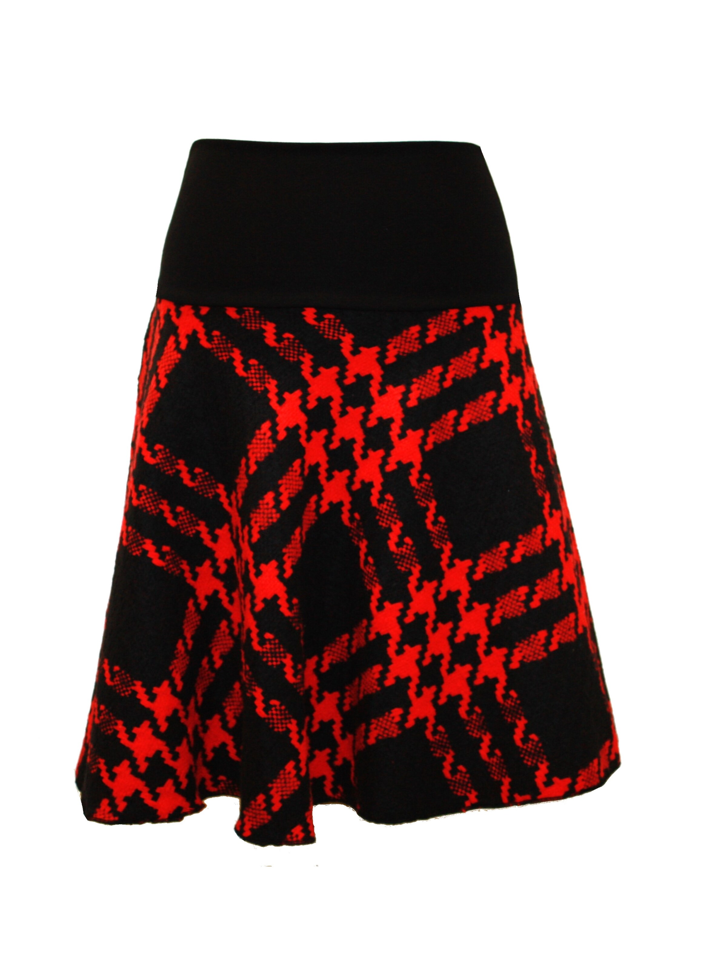 dunkle design Skirt 'Boucle' in Red: front